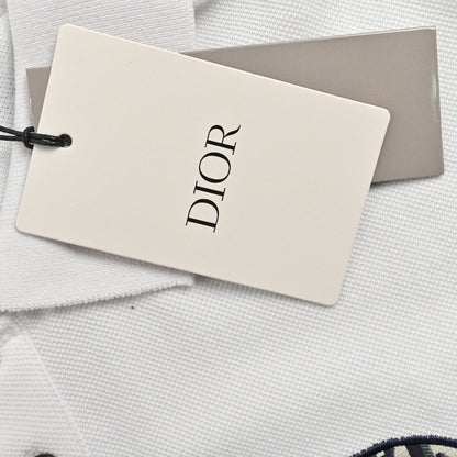 Dior Oblique Embroidered White Polo Shirt - outsole - replica sneakers