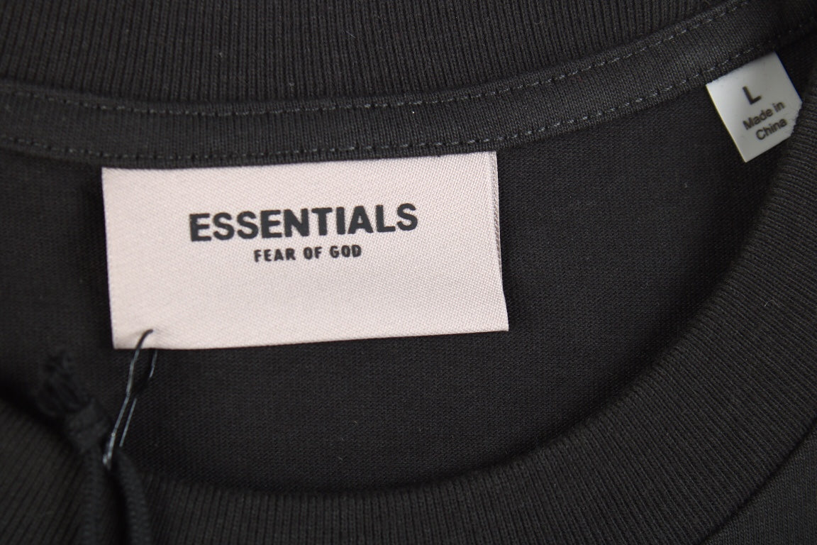 Fear of God Essentials Logo T-Shirt - Black - outsole - replica sneakers