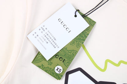 Gucci Lightning Bolt Logo T-Shirt in Cream - insole - replica sneakers