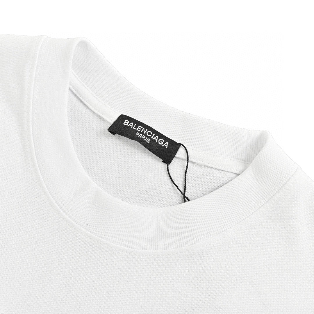 Balenciaga T-Shirt - Distressed Logo - logo - replica sneakers
