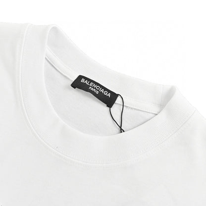 Balenciaga T-Shirt - Distressed Logo - logo - replica sneakers