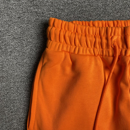 DENIM TEARS COTTON WREATH SWEATPANTS ORANGE - detail - replica sneakers