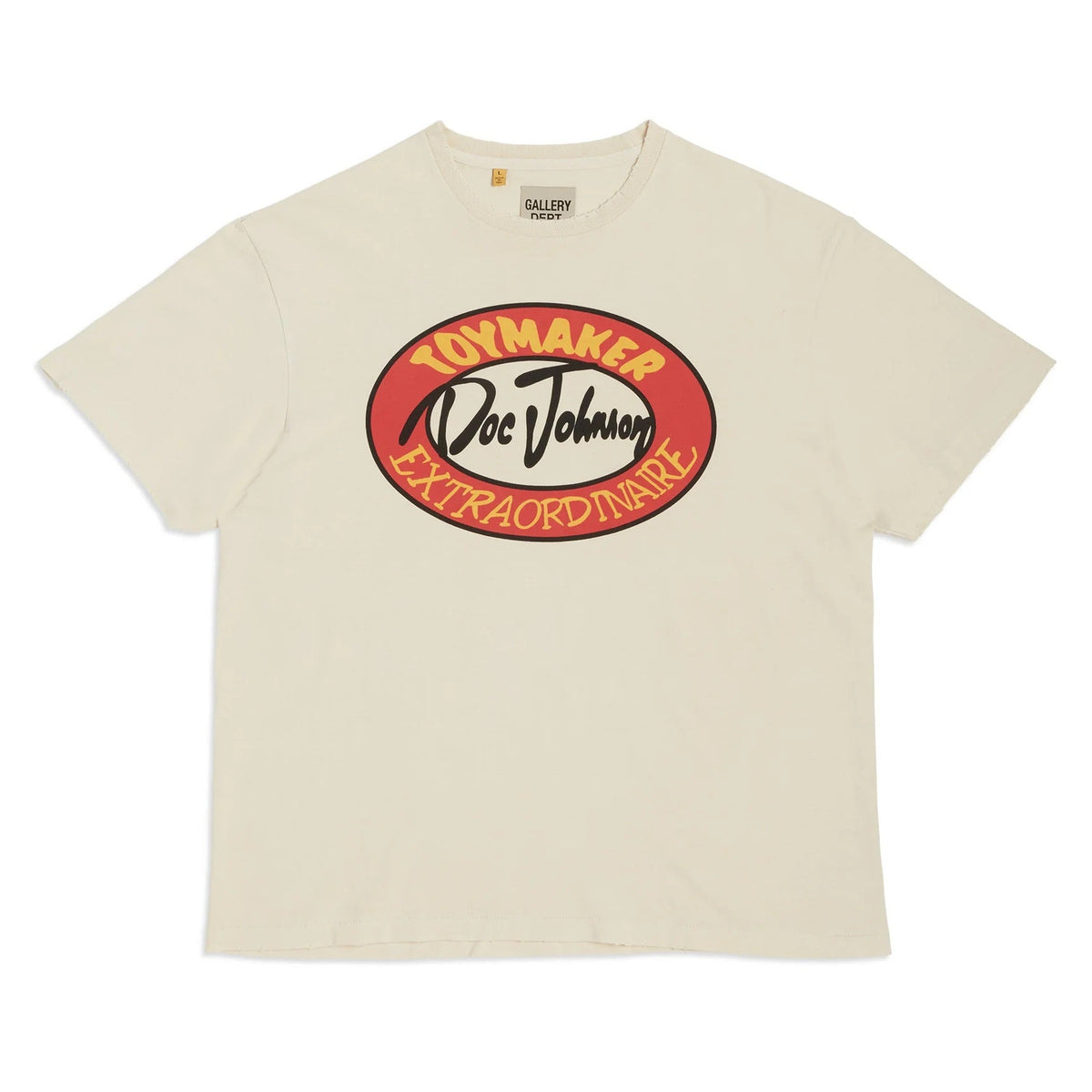 Gallery Dept. Toymaker Vintage Tee T-Shirt - Black Unisex Streetwear Limited Edition - **Gallery Dept. Doc Johnson Toymaker T-Shirt** Introducing the Gallery Dept. Doc Johnson Toymaker T-Shirt, a
