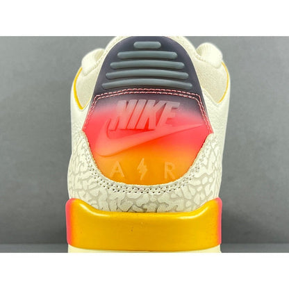 JORDAN 3 RETRO SP x J BALVIN MEDELLIN SUNSET - logo - replica sneakers