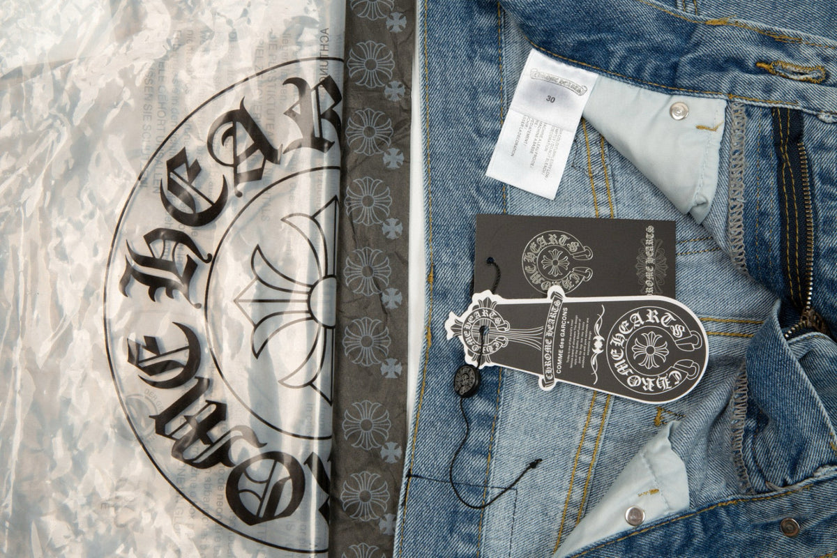 CHROME HEARTS X LEVI'S CROSS PATCH JEANS - outsole - replica sneakers