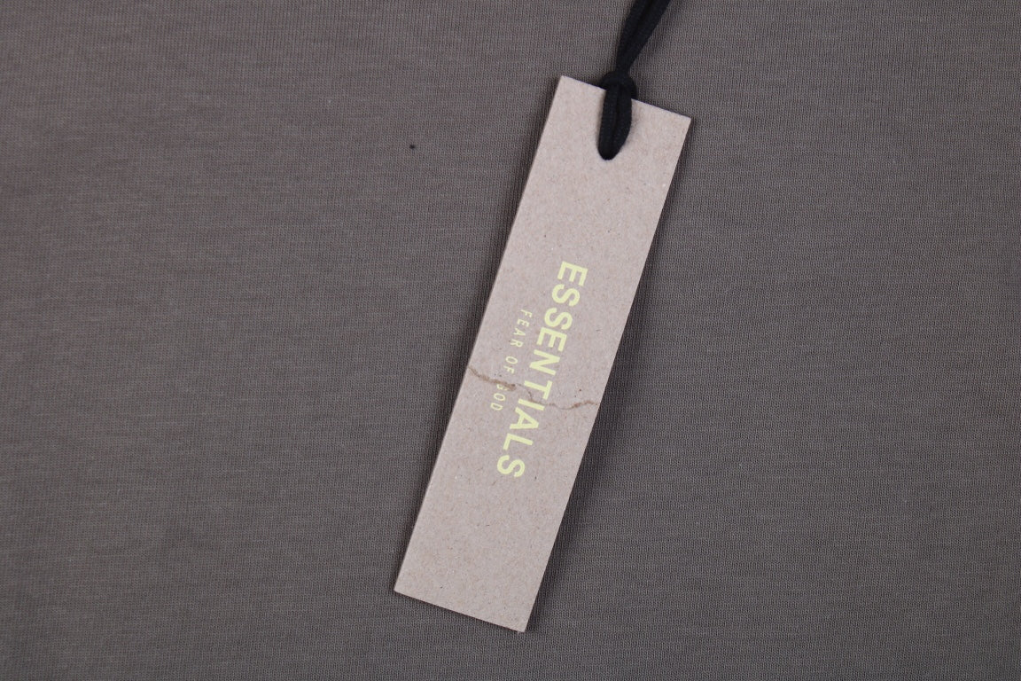 Fear of God Essentials Logo T-Shirt - Taupe - box - replica sneakers