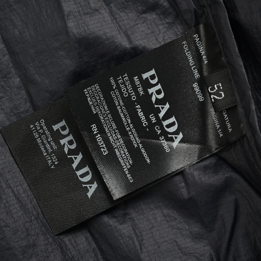 Prada Lightweight Hooded Jacket - Black - box - replica sneakers