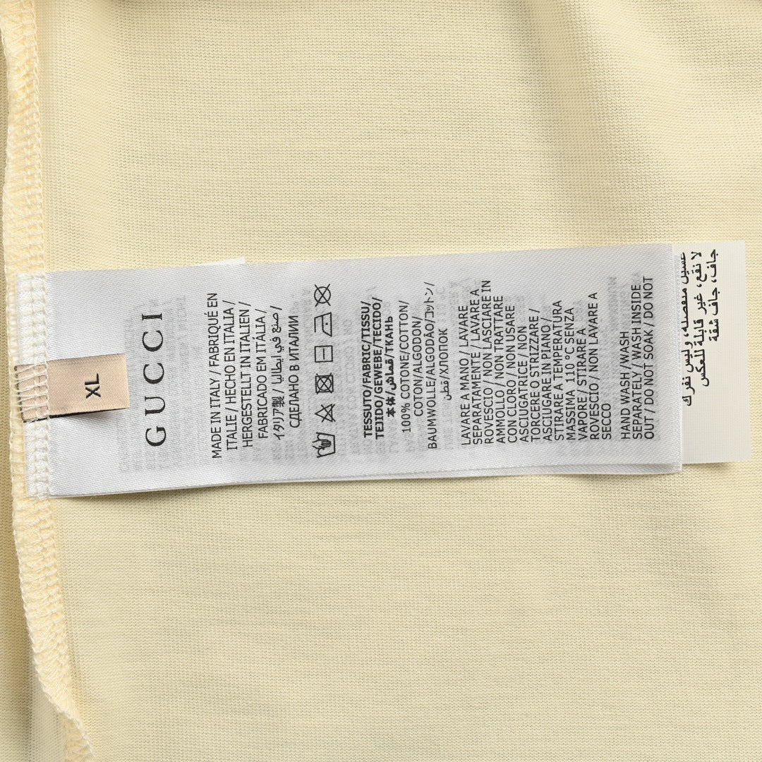 Gucci Strawberry Logo T-Shirt (Beige) - box - replica sneakers