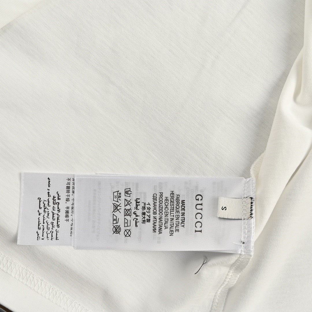 Gucci Two-Tone T-Shirt with GG Logo - box - replica sneakers