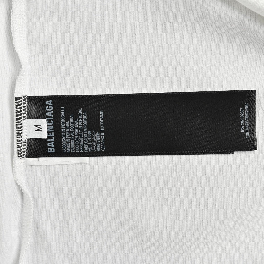 Balenciaga Multicolor Graphic Logo T-Shirt - box - replica sneakers