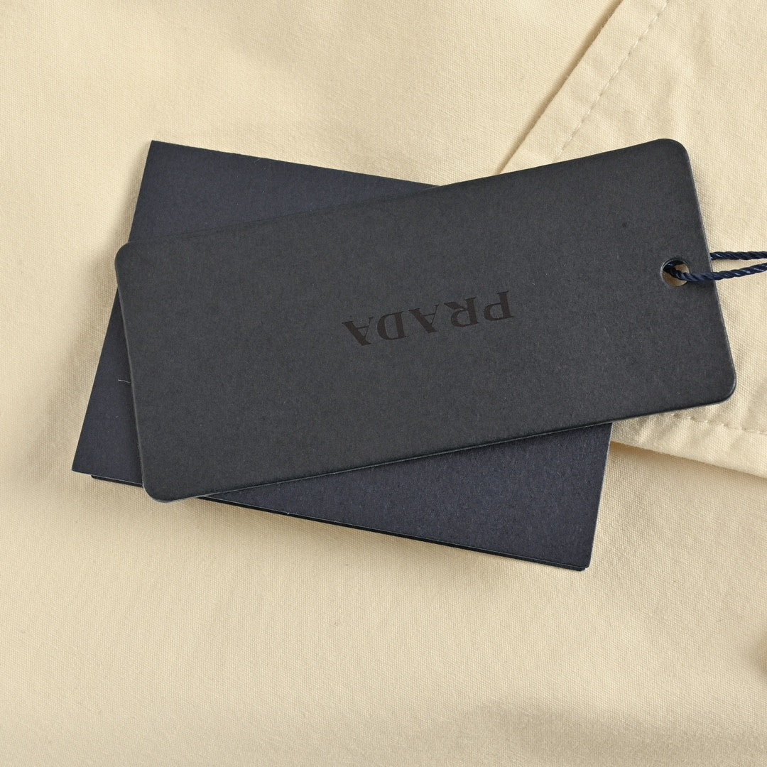 Prada Short-Sleeve Button-Up Shirt - box - replica sneakers