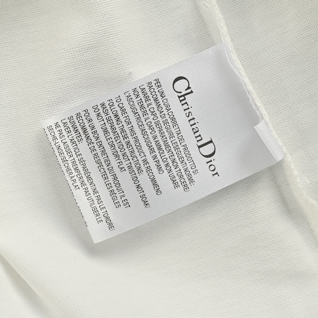 Dior Oversized Logo White T-Shirt - box - replica sneakers