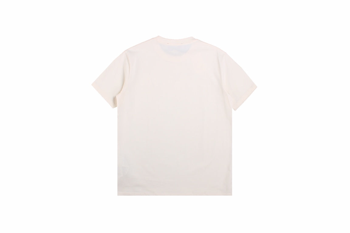 Gucci Lightning Logo T-Shirt (Cream) - detail - replica sneakers
