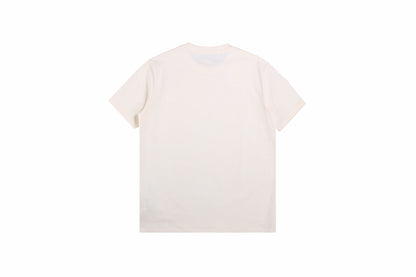 Gucci Lightning Logo T-Shirt (Cream) - detail - replica sneakers
