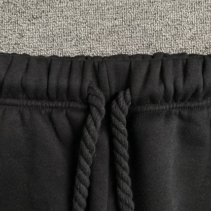 SYNA WORLD SYNA LOGO SWEATPANTS BLACK - close up - replica sneakers