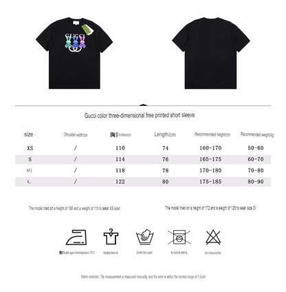 Gucci Bunny Trio T-Shirt (Black) - logo - replica sneakers