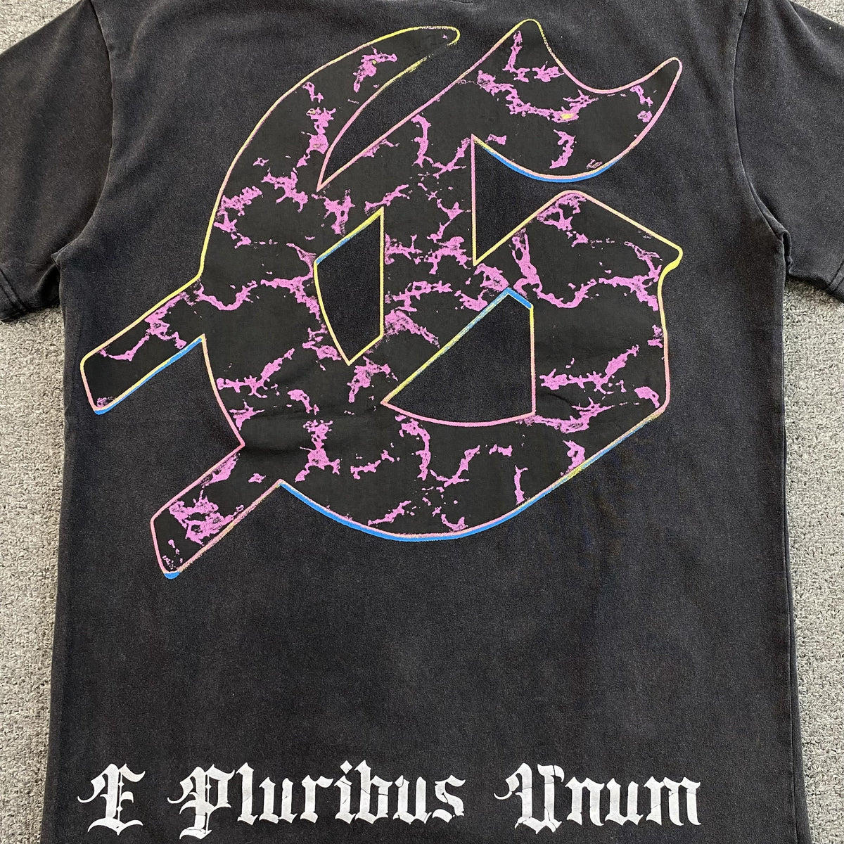 GODSPEED ROCK DREAMS T-SHIRT WASHED BLACK - detail - replica sneakers