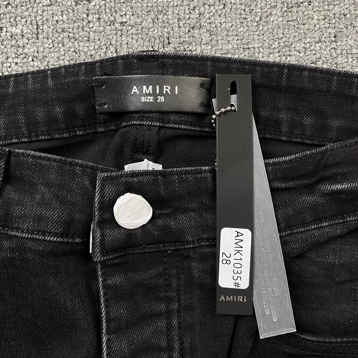 AMIRI Core Applique Leather Jeans Hoodie - Black Unisex Streetwear Limited Edition - The AMIRI CORE APPLIQU | BLACK LEATHER JEANS - REPLICA bring rockstar edge and high-fashion luxury