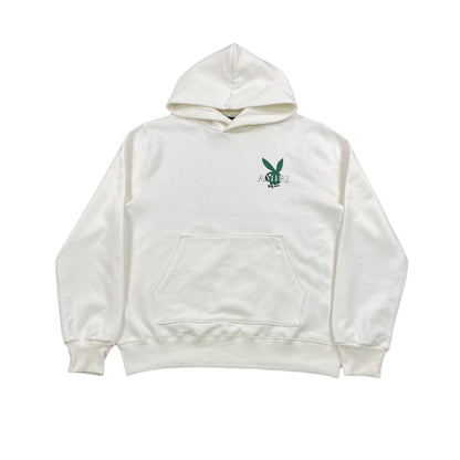 AMIRI Playboy Logo Hoodie Green - White Unisex Streetwear Limited Edition - The AMIRI PLAYBOY LOGO HOODIE WHITE GREEN - REPLICA is the perfect fusion of luxury