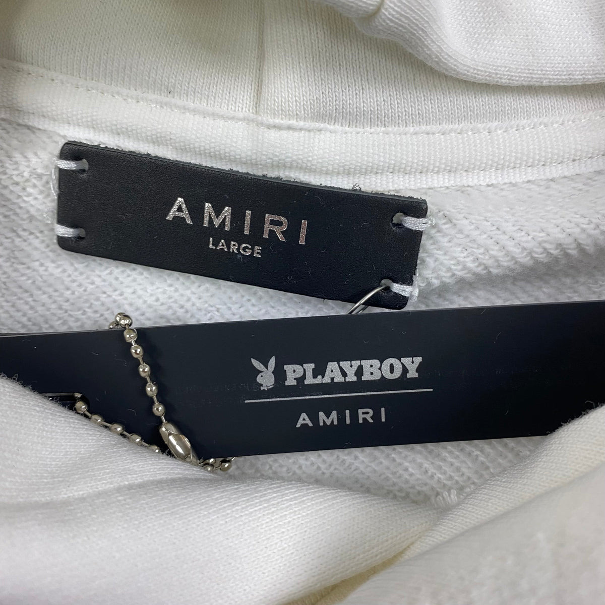 AMIRI PLAYBOY LOGO HOODIE WHITE GREEN - logo - replica sneakers