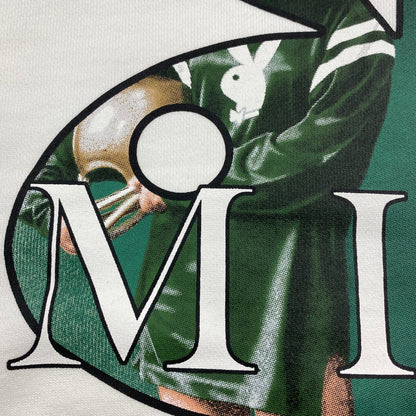 AMIRI PLAYBOY LOGO HOODIE WHITE GREEN - insole - replica sneakers