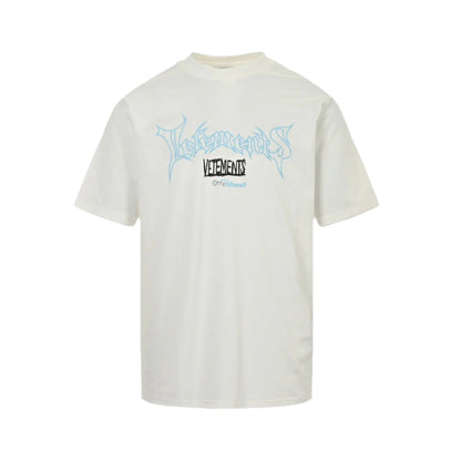 BALENCIAGA - Vetements Logo T-shirt - White Unisex Streetwear Limited Edition