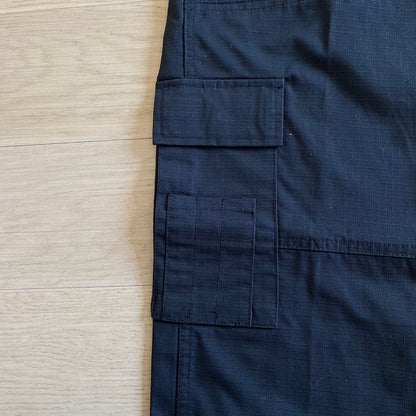CORTEIZ ALCATRAZ GUERRILAZ CARGO PANTS BLACK/YELLOW - logo - replica sneakers