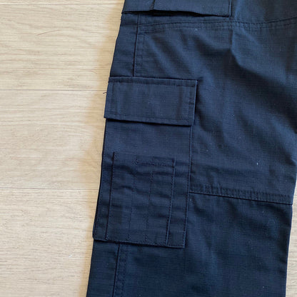 CORTEIZ ALCATRAZ GUERRILAZ CARGO PANTS BLACK/YELLOW - logo - replica sneakers