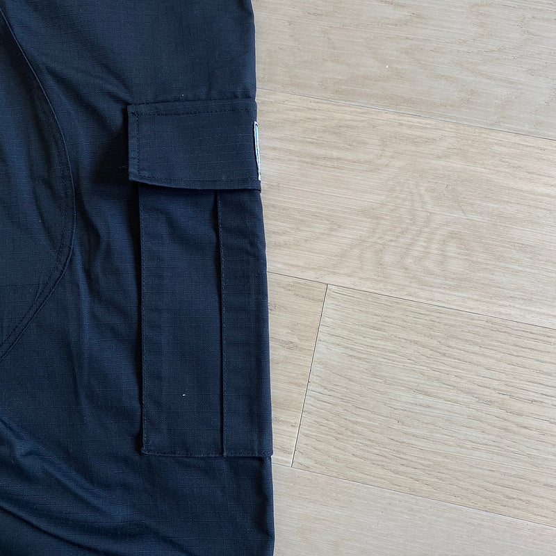 CORTEIZ ALCATRAZ GUERRILAZ CARGO PANTS BLACK/YELLOW - detail - replica sneakers