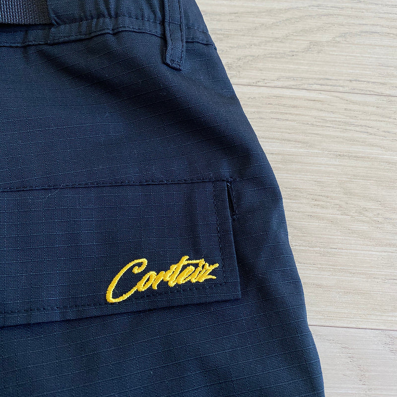 CORTEIZ ALCATRAZ GUERRILAZ CARGO PANTS BLACK/YELLOW - insole - replica sneakers