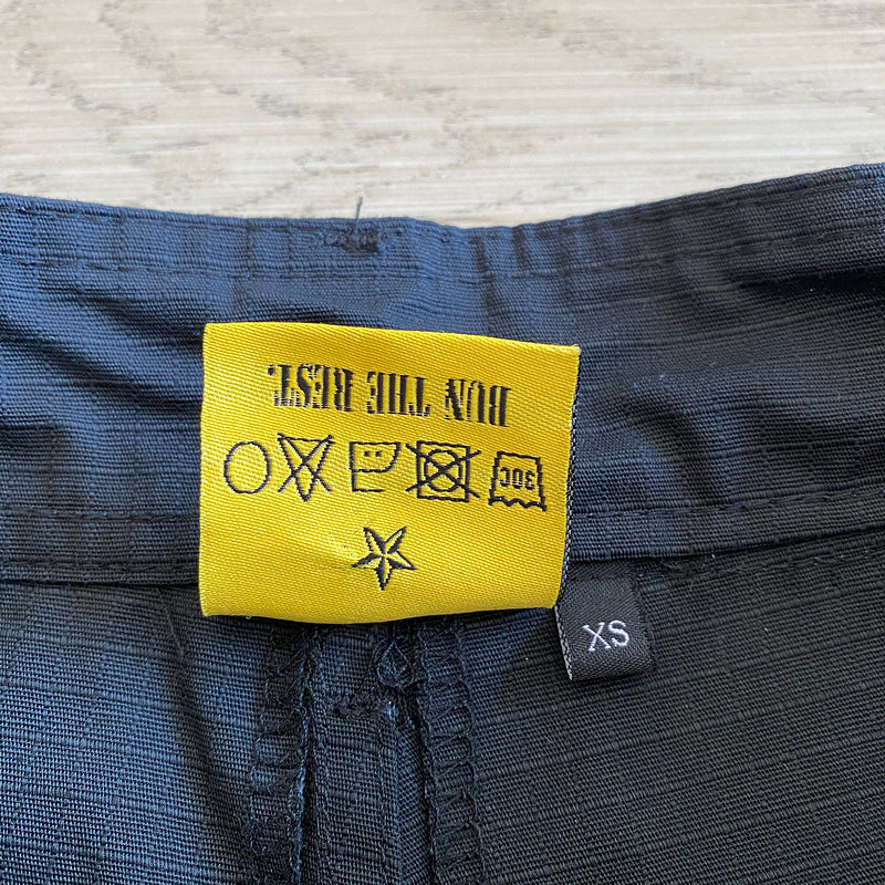 CORTEIZ ALCATRAZ GUERRILAZ CARGO PANTS BLACK/YELLOW - box - replica sneakers