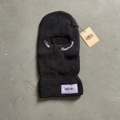 CORTEIZ KNIT BALACLAVA BLACK WHITE - front view - replica sneakers