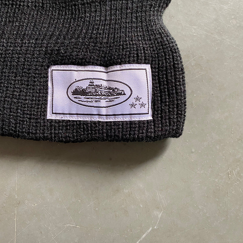 CORTEIZ KNIT BALACLAVA BLACK WHITE - outsole - replica sneakers