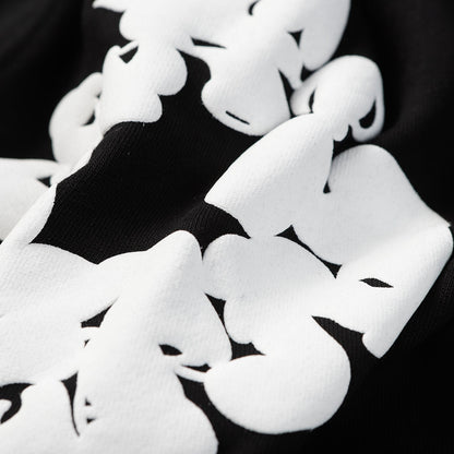DENIM TEARS COTTON WREATH HOODIE BLACK - detail - replica sneakers