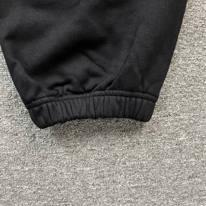 DENIM TEARS COTTON WREATH SWEATPANTS MONOCHROME BLACK - box - replica sneakers