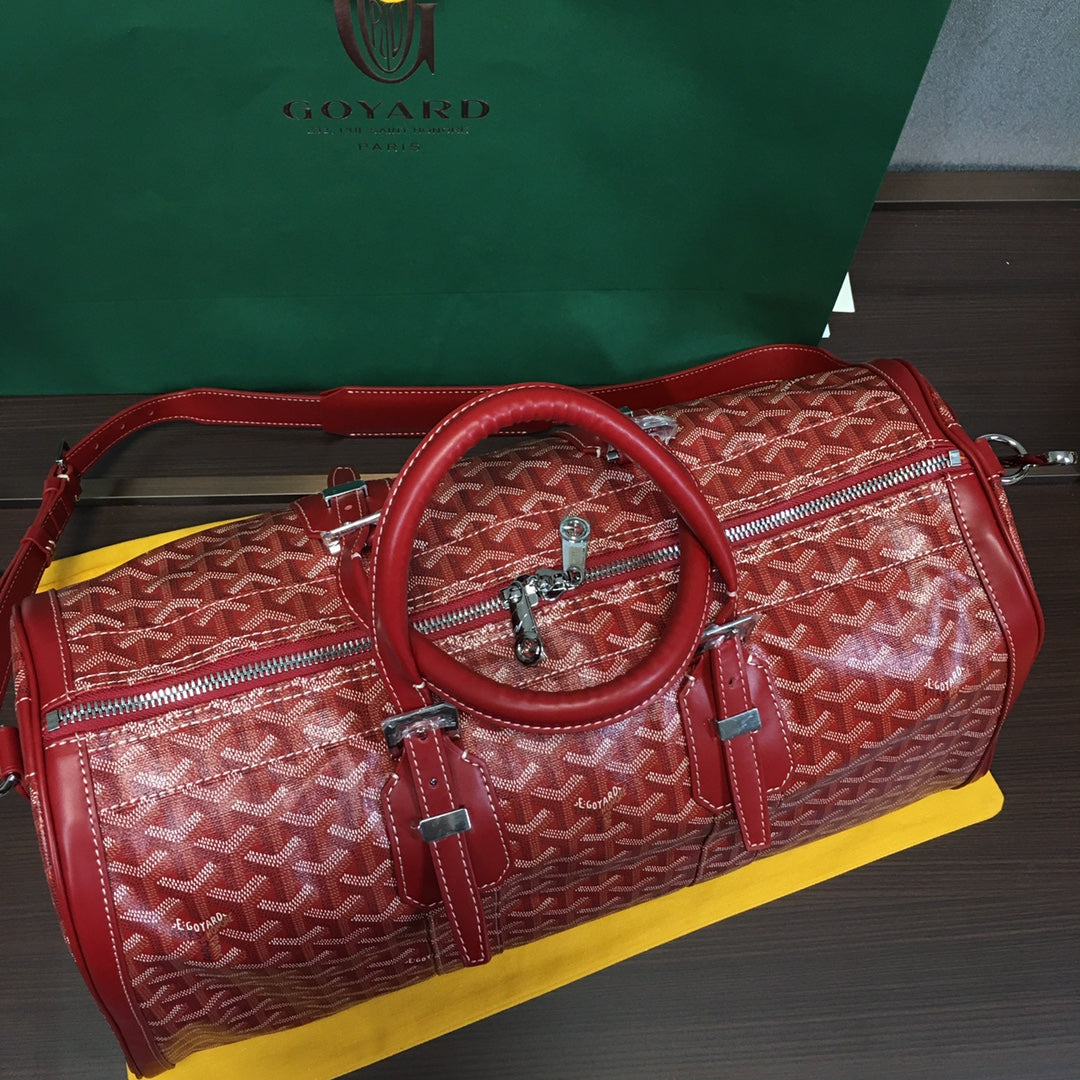 GOYARD BOSTON 50 TRAVEL BAG RED - insole - replica sneakers