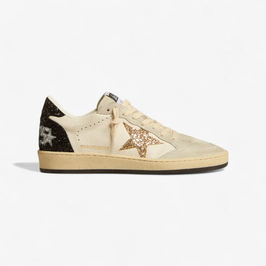 Golden Goose Ball Star Ltd Glitter Sneaker - Black Unisex Streetwear Limited Edition