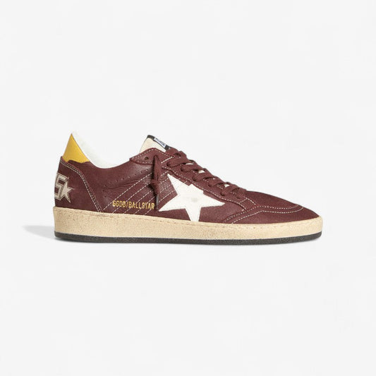 Golden Goose Ball Star Sneaker c Bordeau - Leather - White Unisex Streetwear Limited Edition