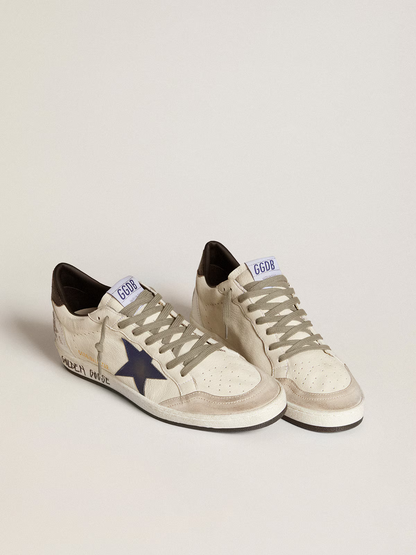 Golden Goose Ball Star c Star & golden Goose Graffiti Sole - Navy Unisex Streetwear Limited Edition