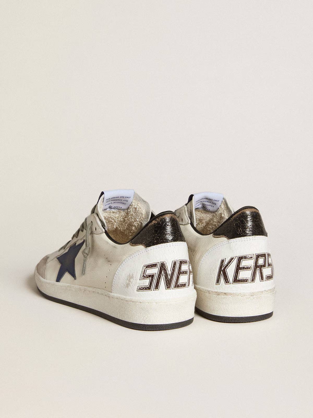Golden Goose Ball Star c Star & golden Goose Graffiti Sole - Navy Unisex Streetwear Limited Edition