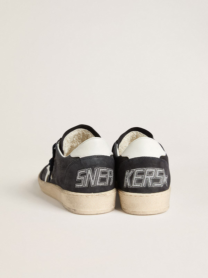 Golden Goose Ball Star c Navy Suede With Star - White Unisex Streetwear Limited Edition