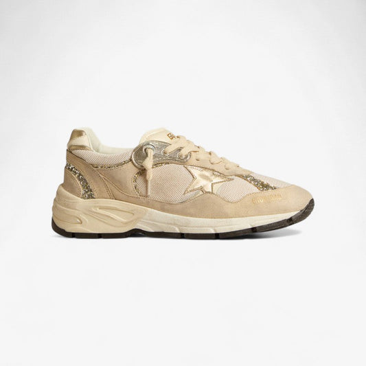 Golden Goose Dad-star Sneaker Glitter - Beige Unisex Streetwear Limited Edition