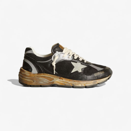Golden Goose Dad-star Sneaker - Silver Sneakers - Black Unisex Streetwear Limited Edition