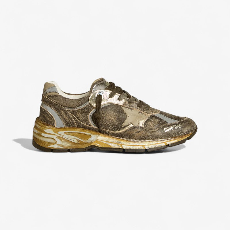 Golden Goose Dad-star Sneaker - Gold Dust - Red Unisex Streetwear Limited Edition