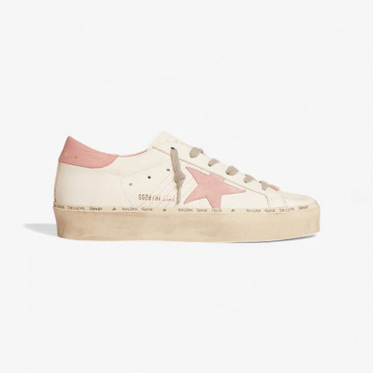 Golden Goose Hi Star Sneaker c Suede Star - Pink Unisex Streetwear Limited Edition