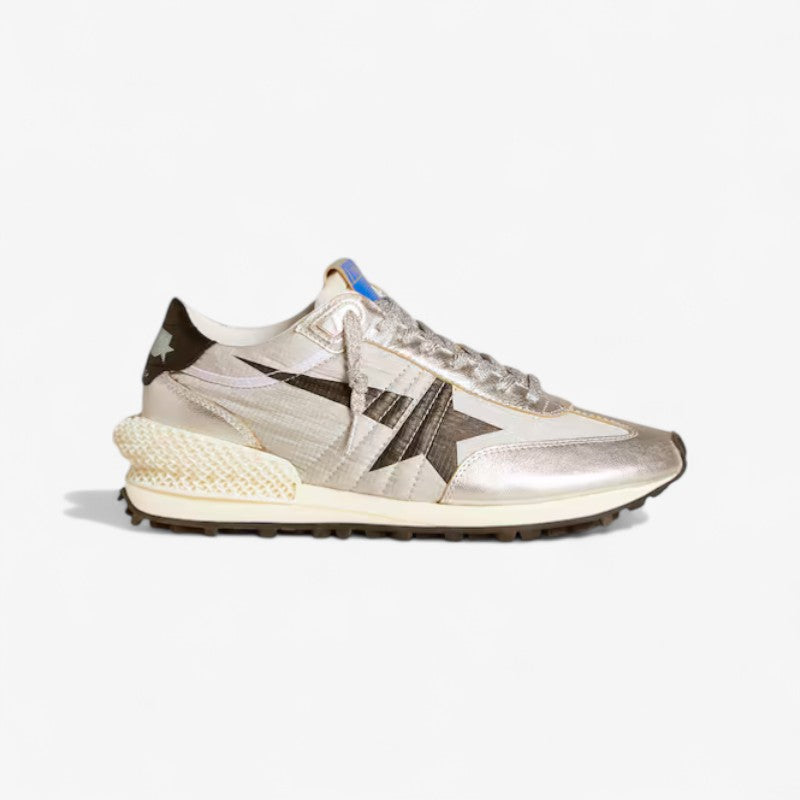 Golden Goose Marathon Sneaker c Silver & Shoes - Black Unisex Streetwear Limited Edition