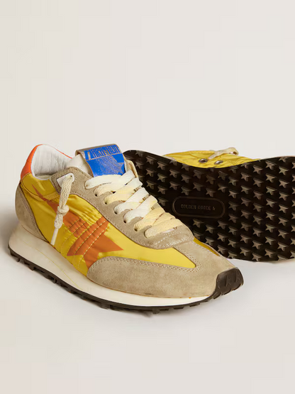 Golden Goose Marathon Sneaker c & Orange - Yellow Unisex Streetwear Limited Edition