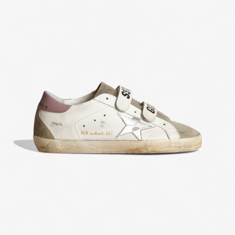 Golden Goose Old School Metallic Star Sneaker - White Unisex Streetwear Limited Edition