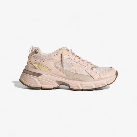 Golden Goose Running Sole c Blush Mesh - Yellow Unisex Streetwear Limited Edition