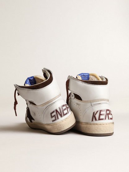 Golden Goose Sky-star High-top Sneaker Sneakers - Brown Unisex Streetwear Limited Edition